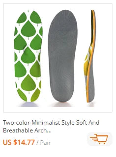 Flat Feet Template Arch Support Orthopedic Insoles,Men Women Plantar Fasciitis Heel Pain Orthotics Insoles Sneakers Shoe Inserts