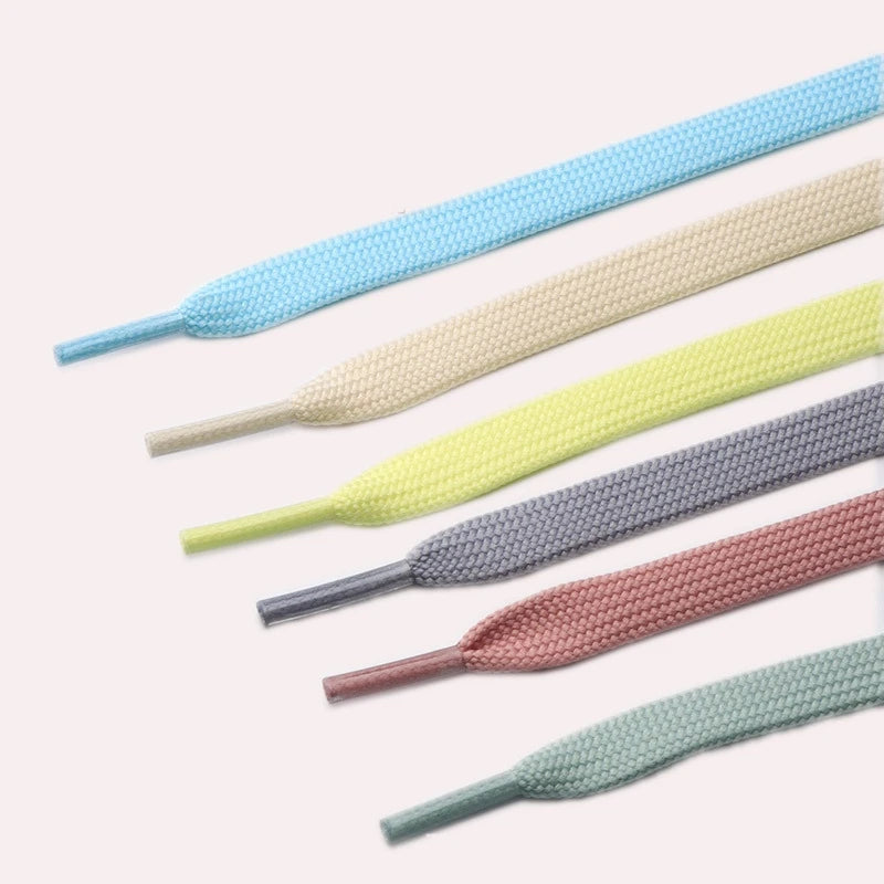 1Pair Sneakers Shoelaces Shoes Accessories Laces for Shoes Unisex Flat Shoe Lace Classic Shoelace Af1 Solid Color Shoe Strings