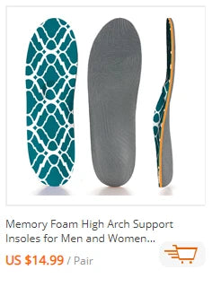 Flat Feet Template Arch Support Orthopedic Insoles,Men Women Plantar Fasciitis Heel Pain Orthotics Insoles Sneakers Shoe Inserts