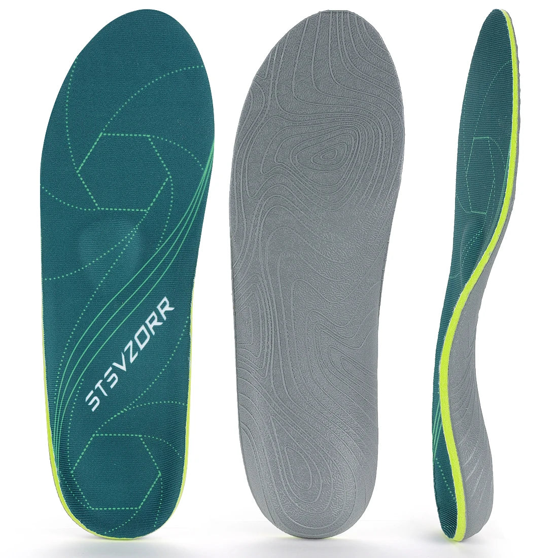 Flat Feet Template Arch Support Orthopedic Insoles,Men Women Plantar Fasciitis Heel Pain Orthotics Insoles Sneakers Shoe Inserts