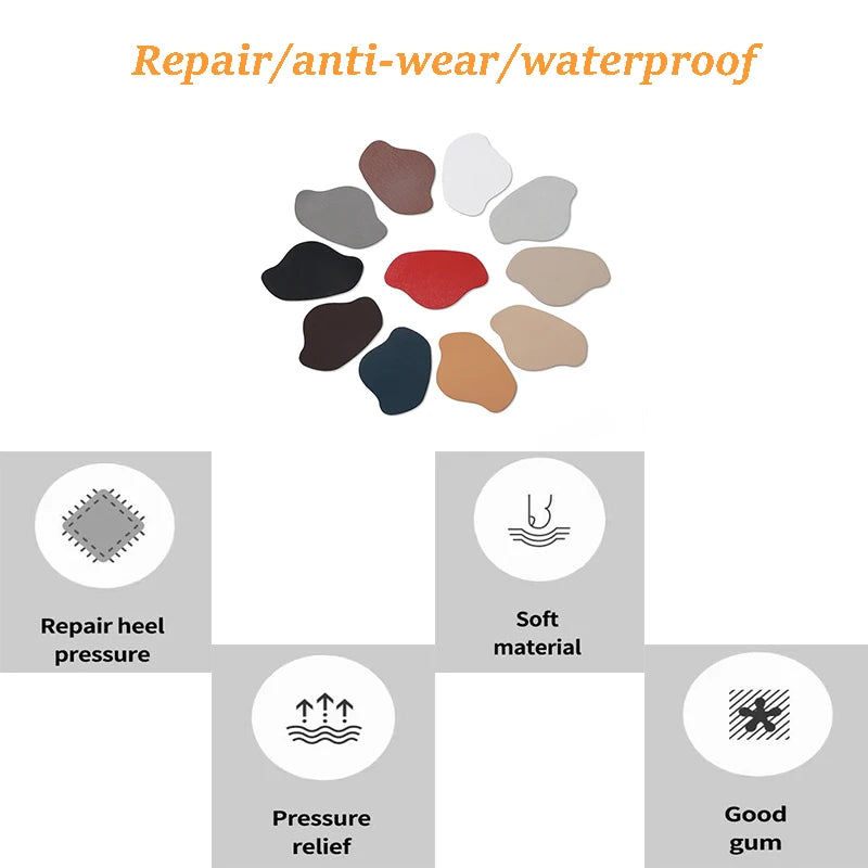 Sneakers Insoles Heel Repair Subsidy Viscose Shoe Hole Shoemaker Stickers for Shoes Sports Lining Sticky Heel Anti-Wear