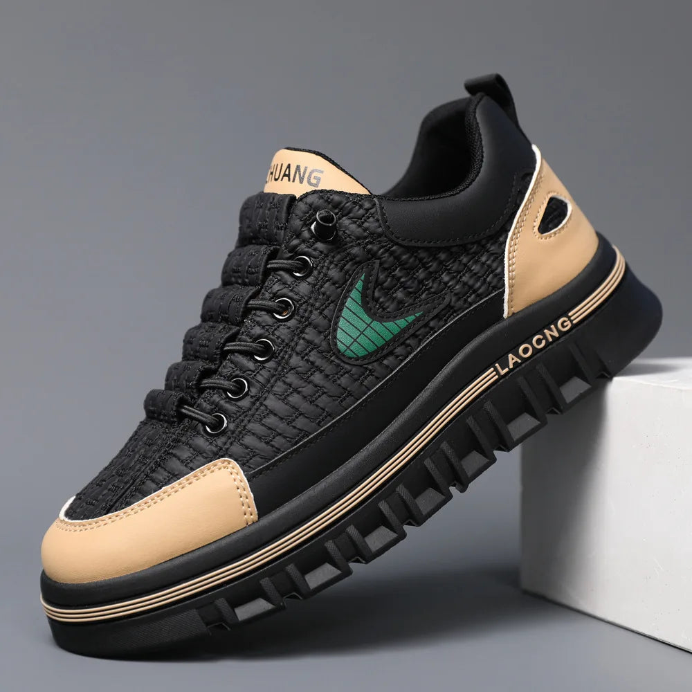 Men Chunky Sneakers Fashion Non-slip Luxury Brand Men's Sneakers Designer Platform Casual Board Shoe Man's Vulcanize Shoe