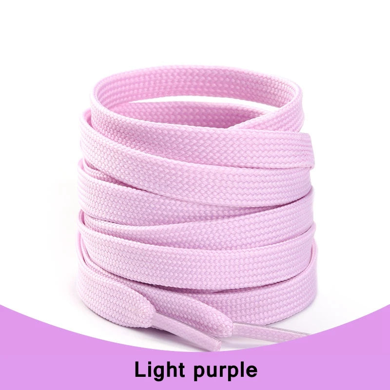 1Pair Sneakers Shoelaces Shoes Accessories Laces for Shoes Unisex Flat Shoe Lace Classic Shoelace Af1 Solid Color Shoe Strings
