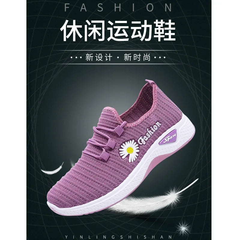 Women's Sneakers 2025 New Spring and Summer Fashion Versatile Soft Sole Lightweight Casual Running Shoes for Children
