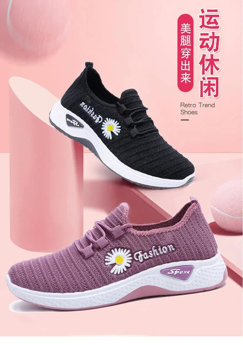 Women's Sneakers 2025 New Spring and Summer Fashion Versatile Soft Sole Lightweight Casual Running Shoes for Children