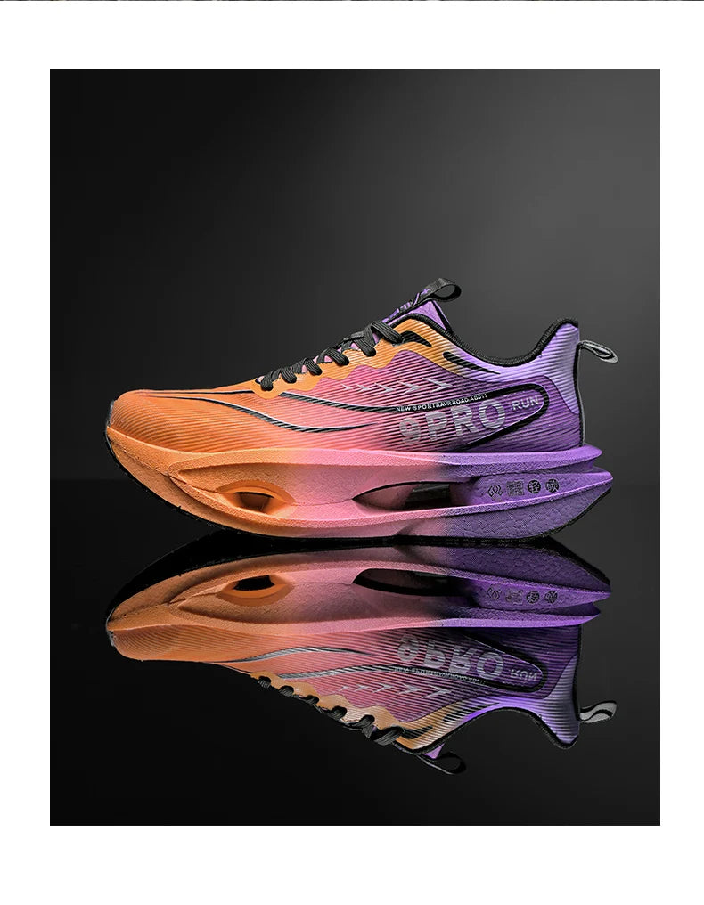 NEW Marathon Sneakers Men's Sports Shoes Women Flat Wear Resistant Sneakers Comfortable Platform Soft Race Running Shoes for Man