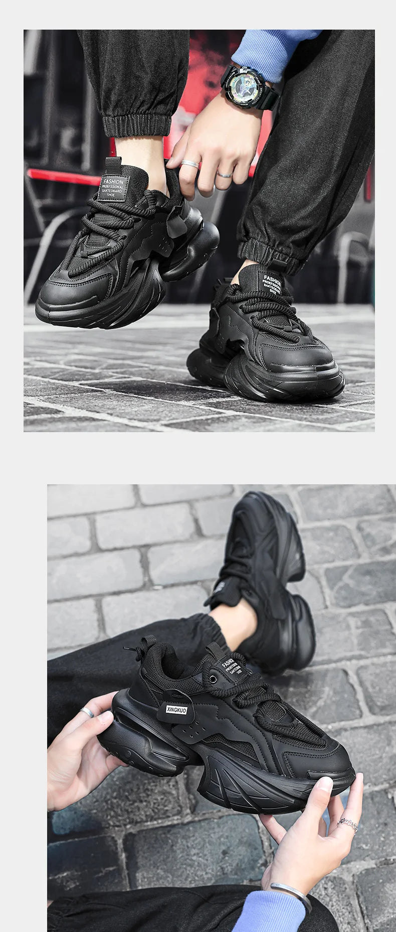 British Style Sneakers Men New Casual Shoes For Men Platform Basketball Sneakers Male Street Style Man Shoes