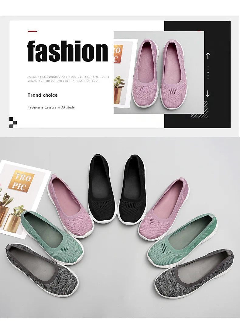 Sneakers Fashion2022 Women  Socks Shoes Casual White Sneakers Summer knitted Vulcanized Shoes Women Trainers Tenis Feminino