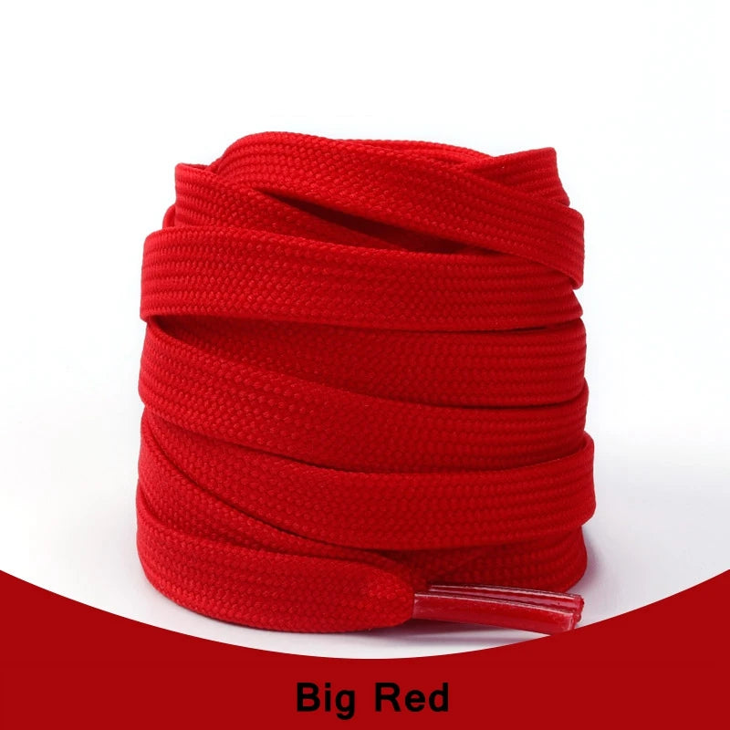1Pair Sneakers Shoelaces Shoes Accessories Laces for Shoes Unisex Flat Shoe Lace Classic Shoelace Af1 Solid Color Shoe Strings