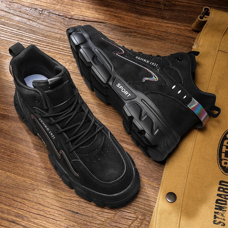 Sneakers Men Casual Autumn Vulcanized Shoes Male Walking Sport Shoes Outdoor Sneakers Male Sneakers Soft Sole Walking Shoes