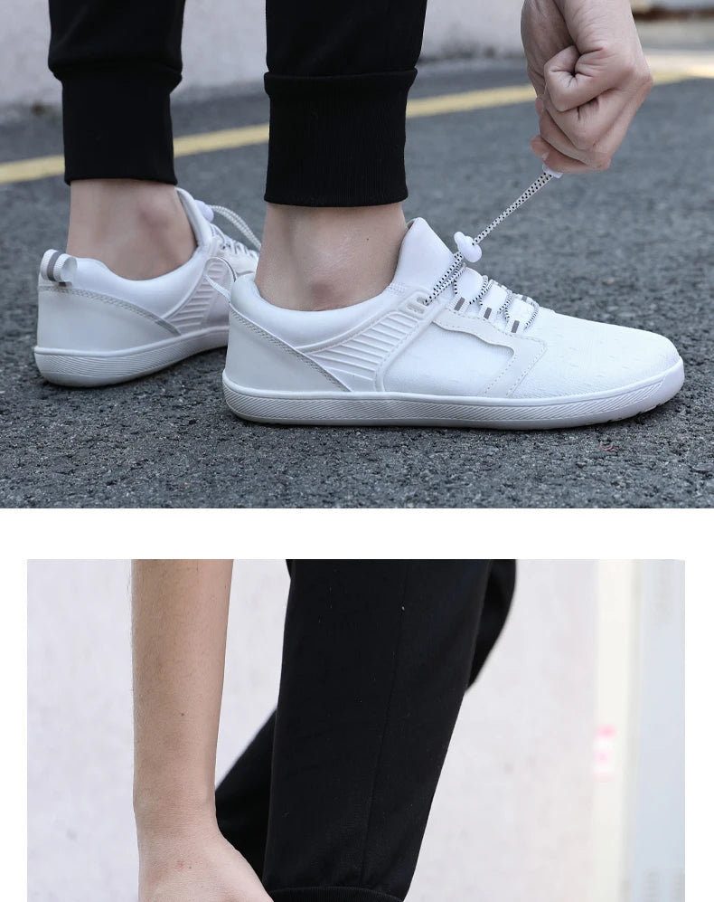 Men's Sneakers Barefoot Shoes Cross-Trainer Shoes Wide Toe Walking Shoes Zero Drop Sole Trail Running Shose