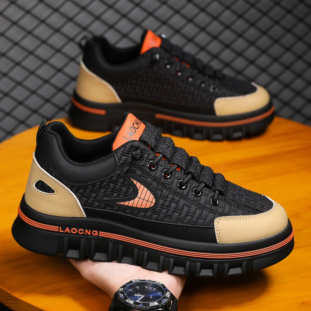 Men Chunky Sneakers Fashion Non-slip Luxury Brand Men's Sneakers Designer Platform Casual Board Shoe Man's Vulcanize Shoe