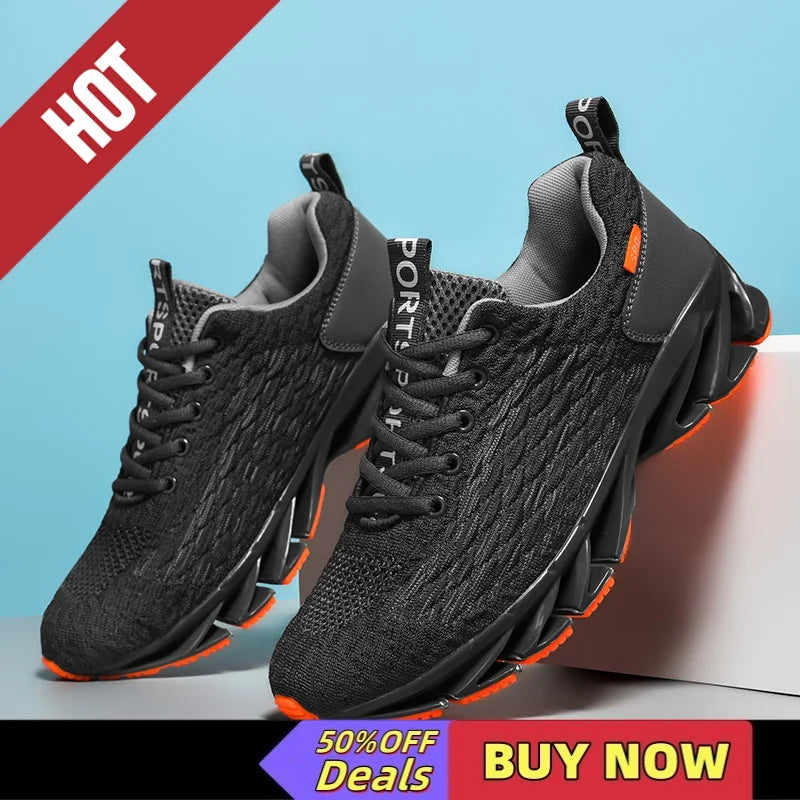 Trend Sneakers Men Running Shoes Sports Breathable Comfortable Men Athletic Outdoor Hiking Shoes Sneakers Leisure Footwear Male