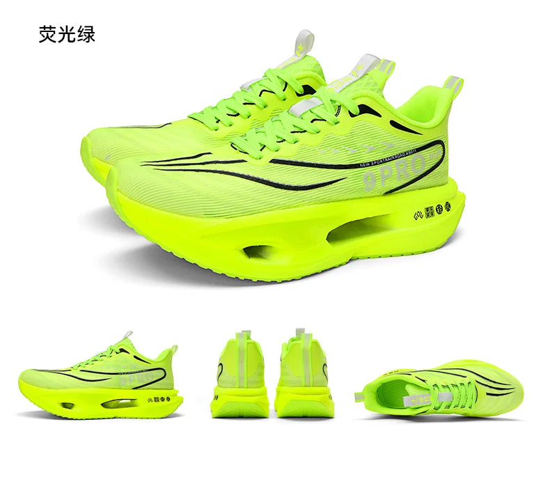 NEW Marathon Sneakers Men's Sports Shoes Women Flat Wear Resistant Sneakers Comfortable Platform Soft Race Running Shoes for Man