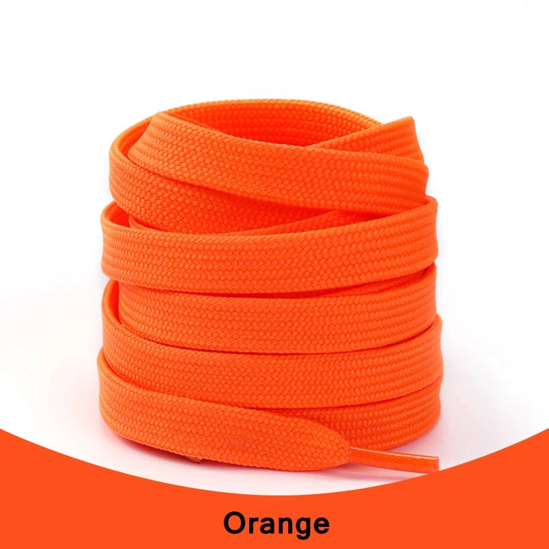 1Pair Sneakers Shoelaces Shoes Accessories Laces for Shoes Unisex Flat Shoe Lace Classic Shoelace Af1 Solid Color Shoe Strings