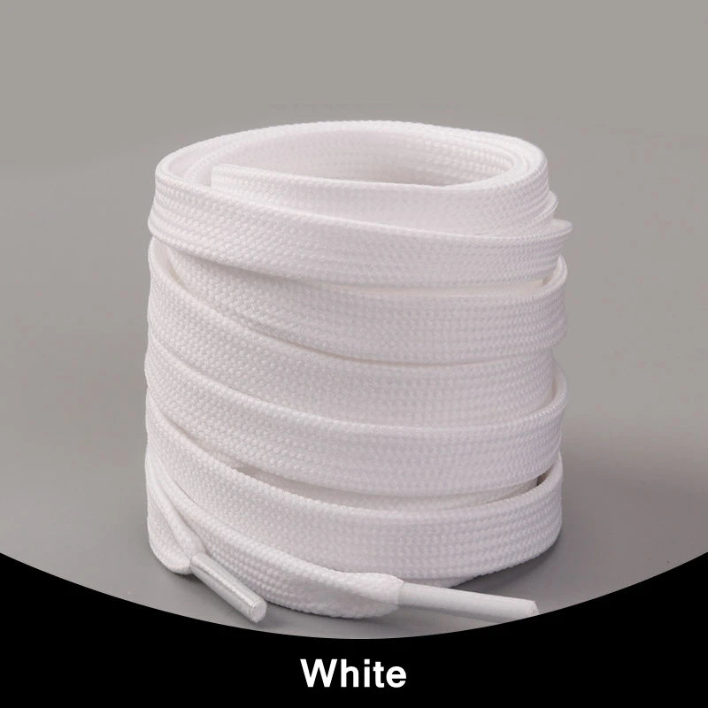 1Pair Sneakers Shoelaces Shoes Accessories Laces for Shoes Unisex Flat Shoe Lace Classic Shoelace Af1 Solid Color Shoe Strings