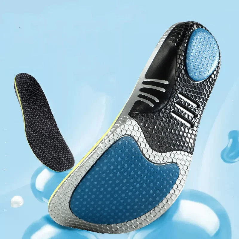Sports Insoles For Shoes Men Women Arch Support Orthopedic Insoles Sweat Shock Absorbent Antibacterial Breathable Shoe Pad