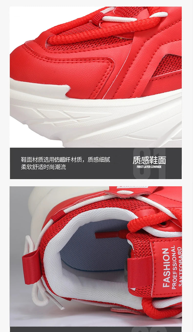 British Style Sneakers Men New Casual Shoes For Men Platform Basketball Sneakers Male Street Style Man Shoes