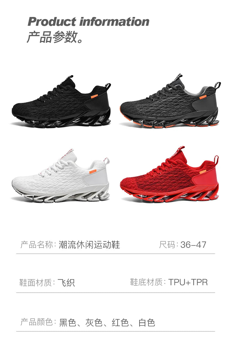 Trend Sneakers Men Running Shoes Sports Breathable Comfortable Men Athletic Outdoor Hiking Shoes Sneakers Leisure Footwear Male