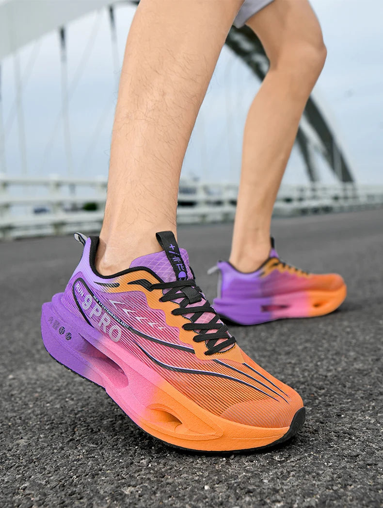 NEW Marathon Sneakers Men's Sports Shoes Women Flat Wear Resistant Sneakers Comfortable Platform Soft Race Running Shoes for Man