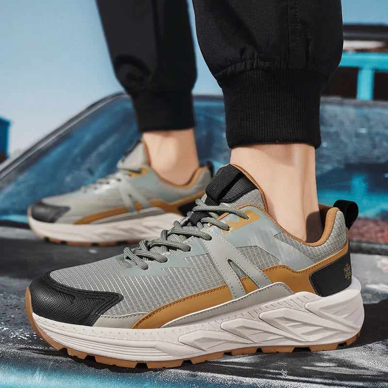 Casual Sneakers Men Low-top Breathable Sports Shoes for Men Fashion All-seasons Walking Shoes Trendy Trainers for Man 2025 New