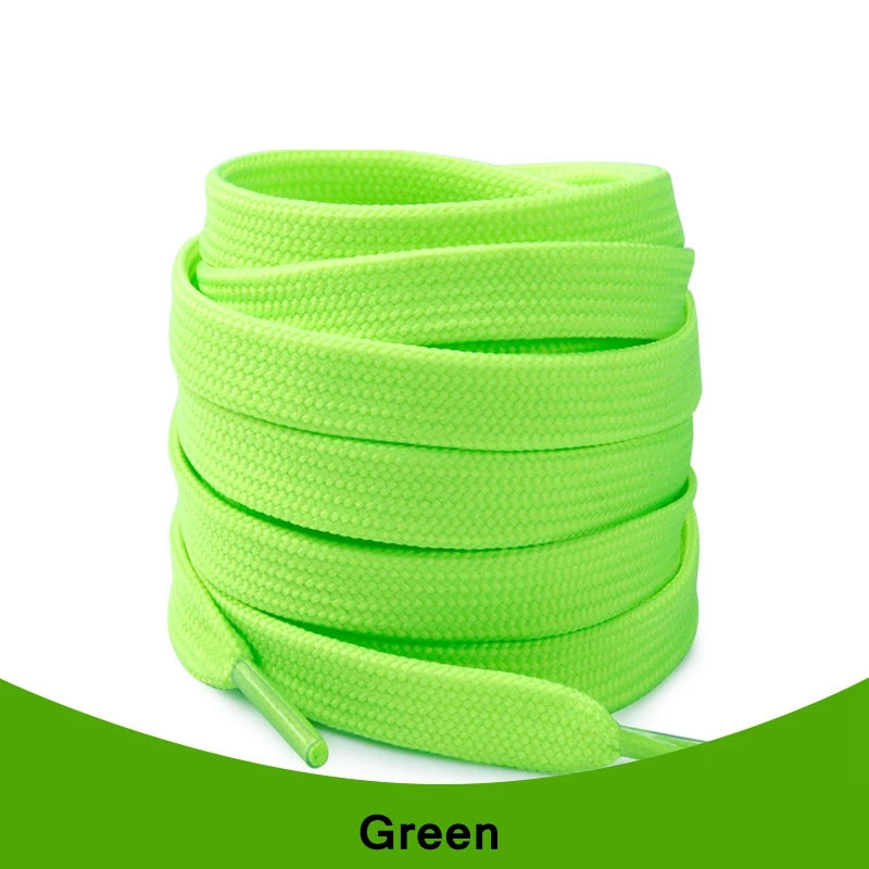 1Pair Sneakers Shoelaces Shoes Accessories Laces for Shoes Unisex Flat Shoe Lace Classic Shoelace Af1 Solid Color Shoe Strings