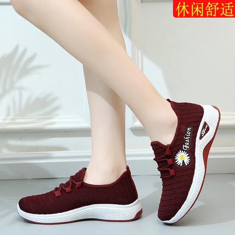 Women's Sneakers 2025 New Spring and Summer Fashion Versatile Soft Sole Lightweight Casual Running Shoes for Children