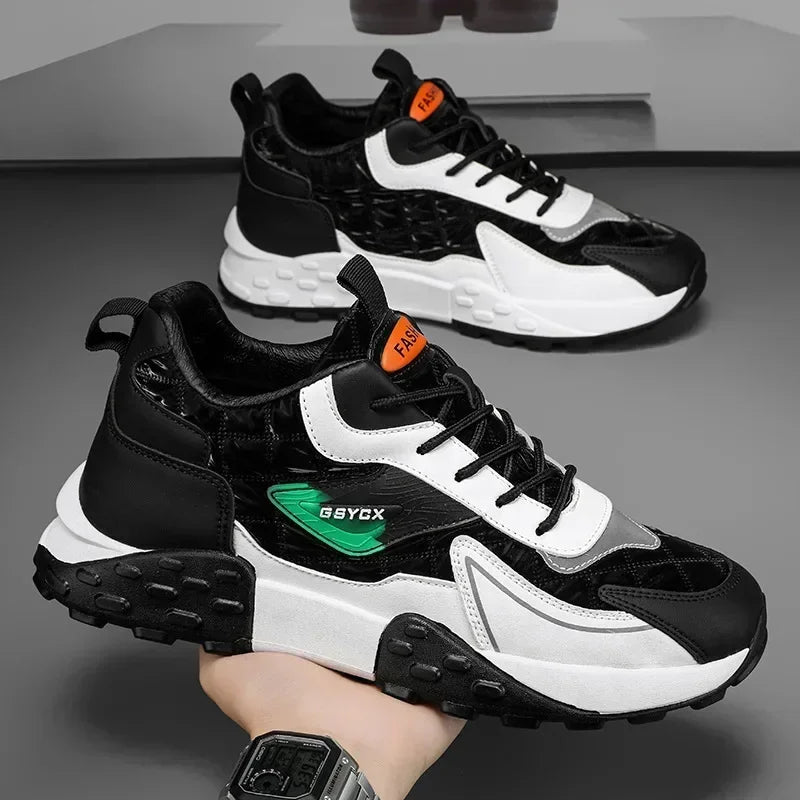 2025 New Sneakers Shoes for Men Luxury Platform Male Sneakers High Quality Casual Running Shoes Winter Plus Size Cotton Shoes