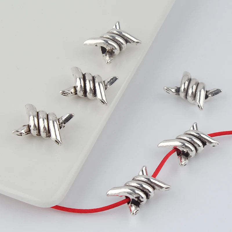1pcs Diy Decorative Accessories For Sneakers Shoe Buckle Wire Thorn Knot Shoelace Buckle Pendant Charms