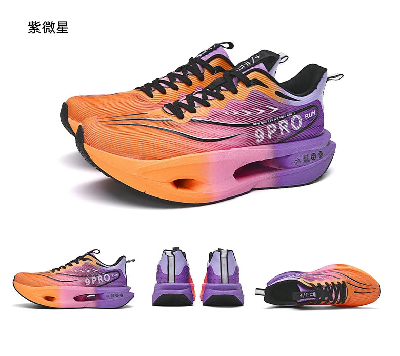 NEW Marathon Sneakers Men's Sports Shoes Women Flat Wear Resistant Sneakers Comfortable Platform Soft Race Running Shoes for Man
