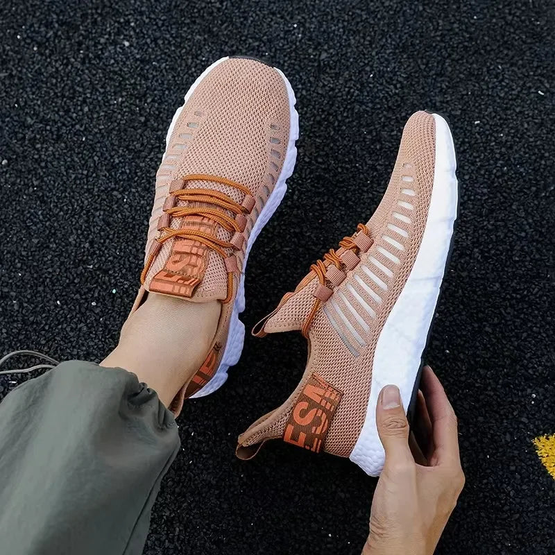 Sneakers Men's Shoes Are Lightweight Simple Fashionable Casual Outdoor Breathable Mesh Soft Soled Running Tenis Masculino Shoes