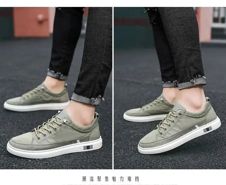 Sneakers Men Shoes Comfortable Breathable Ice Silk Casual Shoes Lightweight Walking Flat Shoes Male Sneakers Summer Tennis Shoe