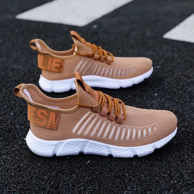 Sneakers Men's Shoes Are Lightweight Simple Fashionable Casual Outdoor Breathable Mesh Soft Soled Running Tenis Masculino Shoes