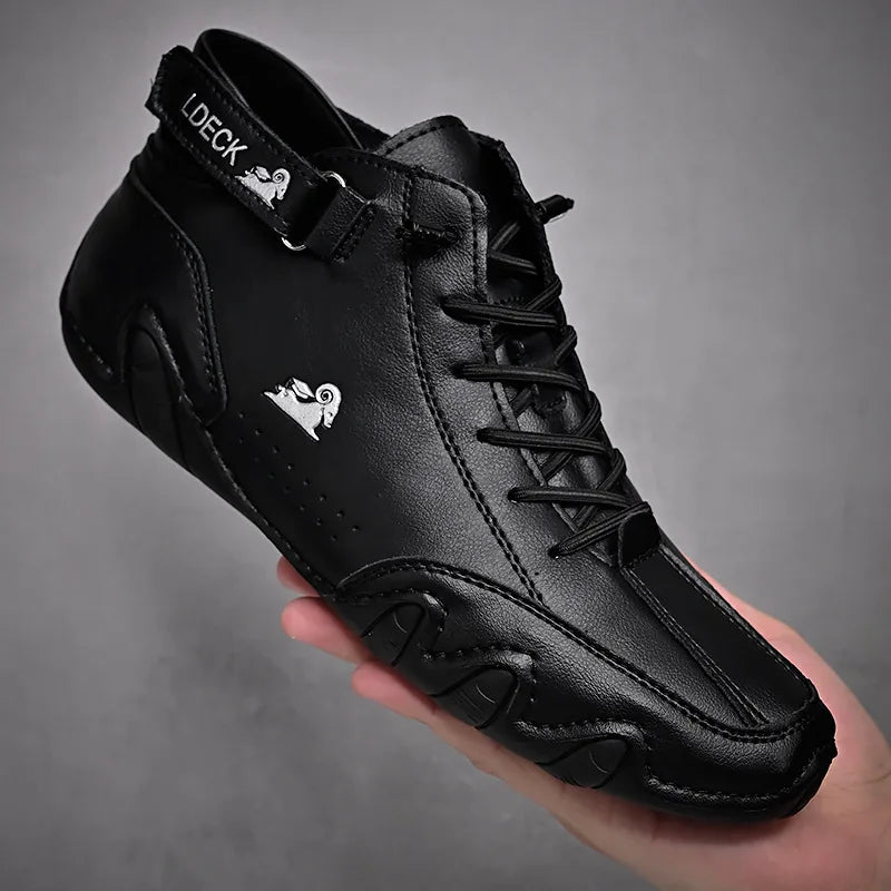 Men Sneakers 2022 New In Casual Shoes Male High Top Sneakers Winter Warm Designer Fashion Loafers Lace Up Shoes Men Ankle Boots