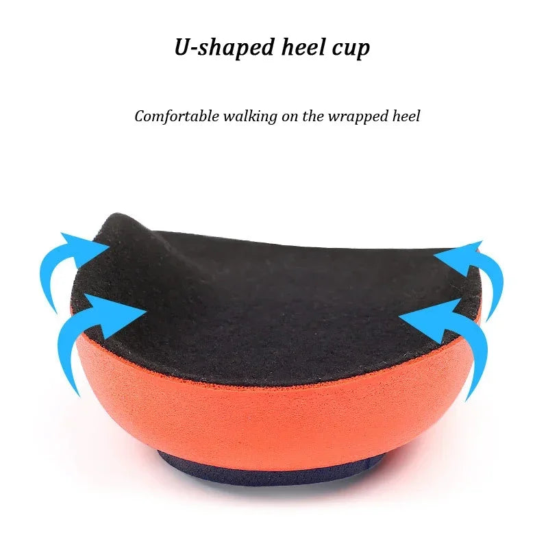 Sneakers Half Insoles for Feet Shock Absorption Elasticity Running Arch Support Orthopedic Heel Pad Plantar Fascitis Shoe Insert