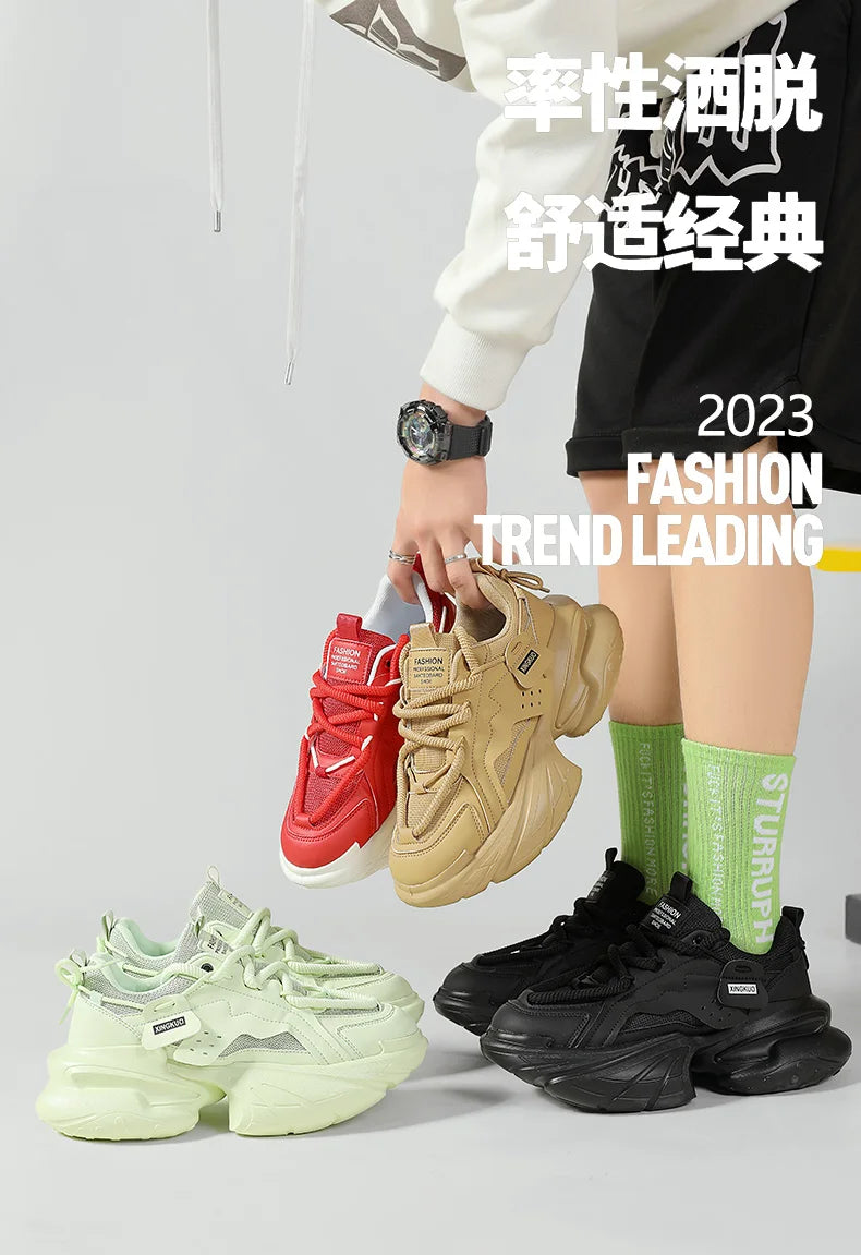 British Style Sneakers Men New Casual Shoes For Men Platform Basketball Sneakers Male Street Style Man Shoes