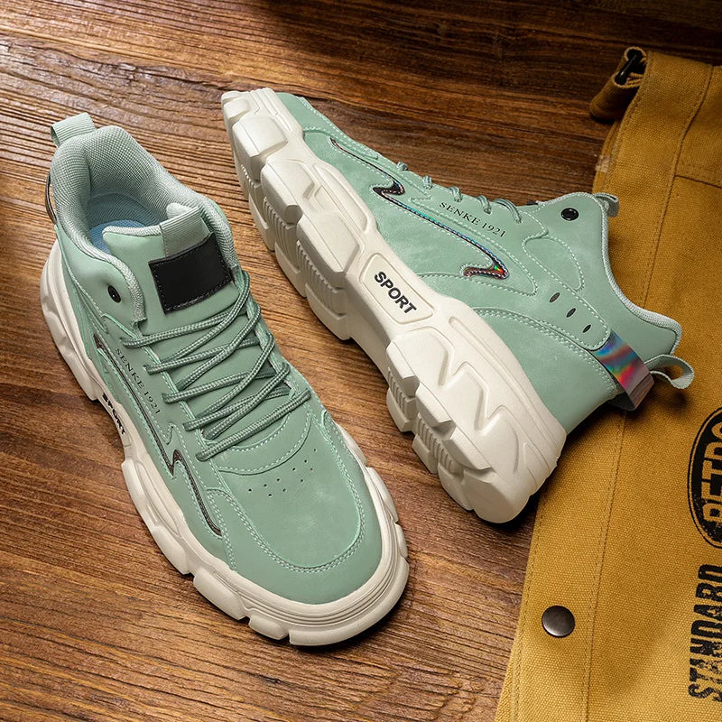 Sneakers Men Casual Autumn Vulcanized Shoes Male Walking Sport Shoes Outdoor Sneakers Male Sneakers Soft Sole Walking Shoes