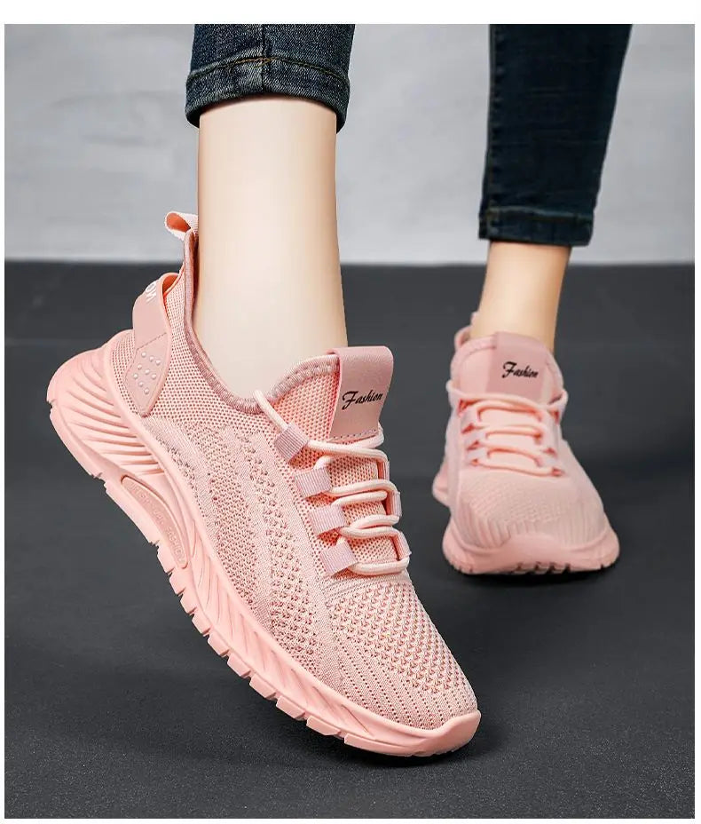 Sneakers Woman Luxury Spring Hot Ladies sports shoes Brand Breathable Running Shoes Fashion Light Basketball Tenis Platform Shoe