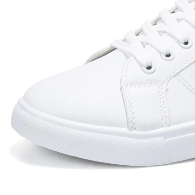 Men's Sneakers White Casual Shoes Lightweight Breathable Flats Fashion Lace-up Vulcanized Shoes Non Slip Outdoor Men Shoes Tenis