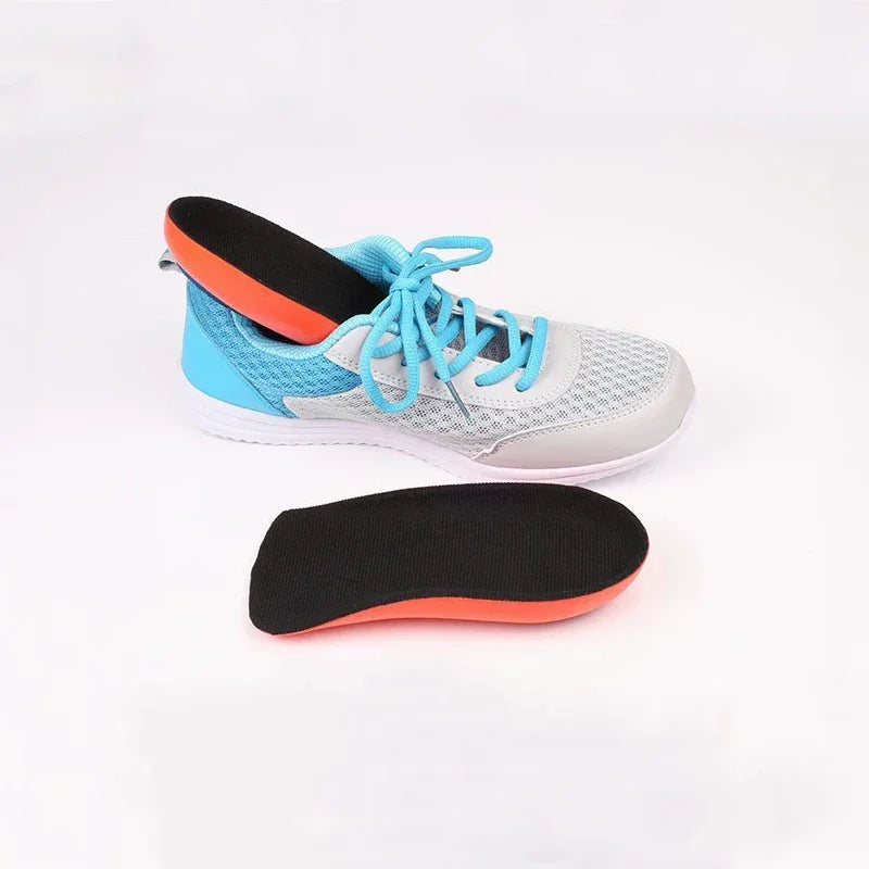 Sneakers Half Insoles for Feet Shock Absorption Elasticity Running Arch Support Orthopedic Heel Pad Plantar Fascitis Shoe Insert