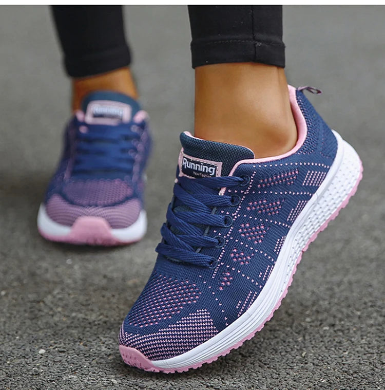 Women's Sneakers Fashion 2025 New Platform Ladies Shoes Trainers Casual Sneaker Woman Lace Up Tenis Feminino Female Sneakers