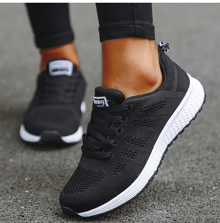 Women's Sneakers Fashion 2025 New Platform Ladies Shoes Trainers Casual Sneaker Woman Lace Up Tenis Feminino Female Sneakers
