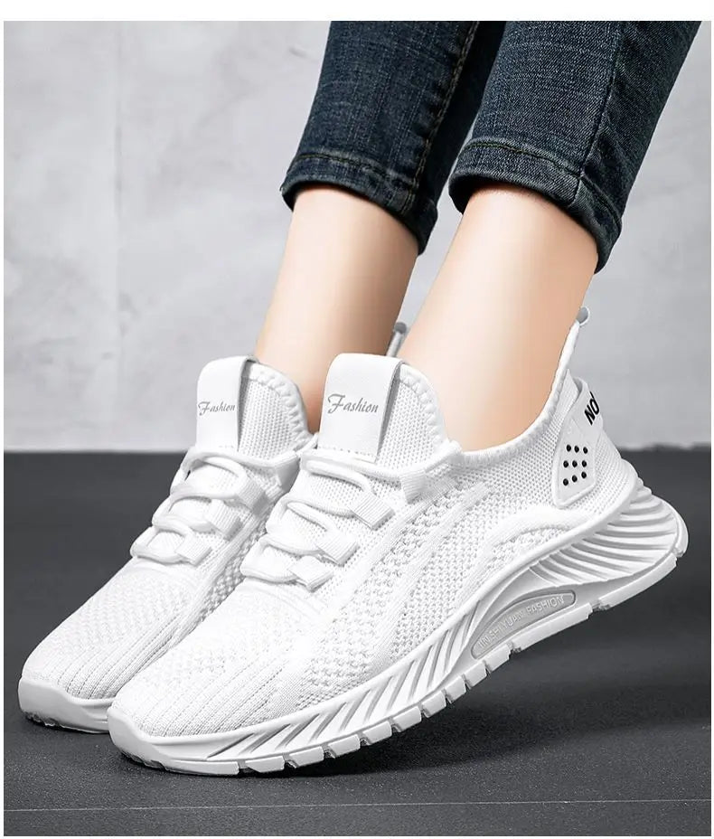 Sneakers Woman Luxury Spring Hot Ladies sports shoes Brand Breathable Running Shoes Fashion Light Basketball Tenis Platform Shoe