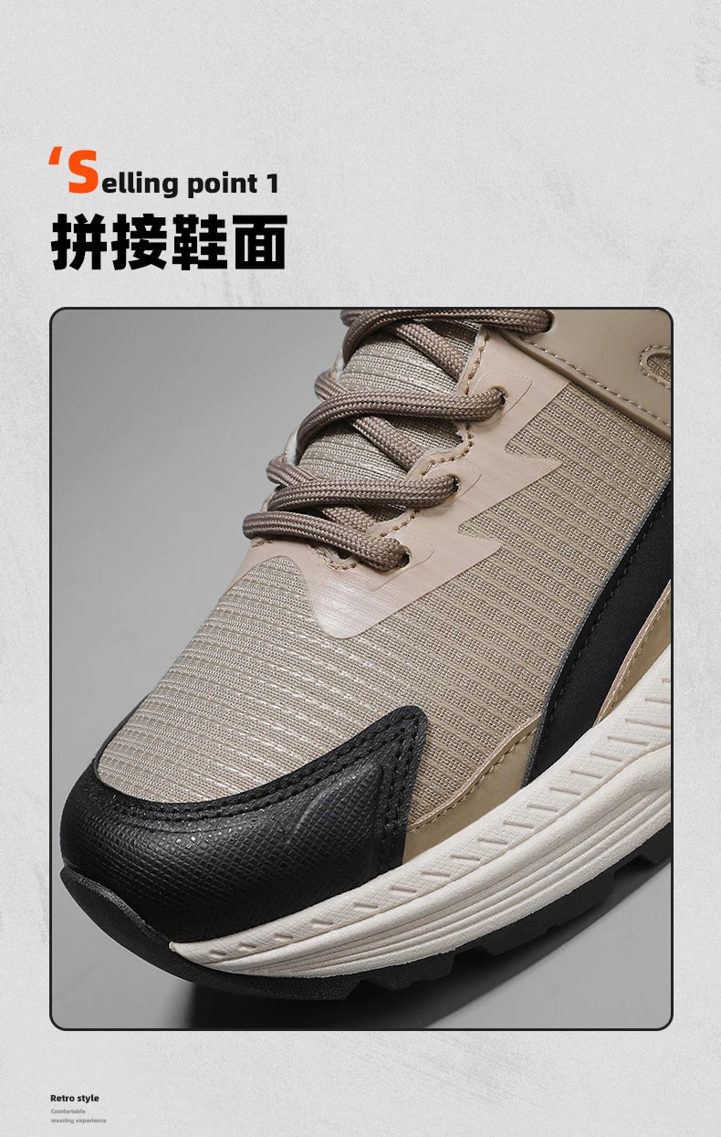 Casual Sneakers Men Low-top Breathable Sports Shoes for Men Fashion All-seasons Walking Shoes Trendy Trainers for Man 2025 New
