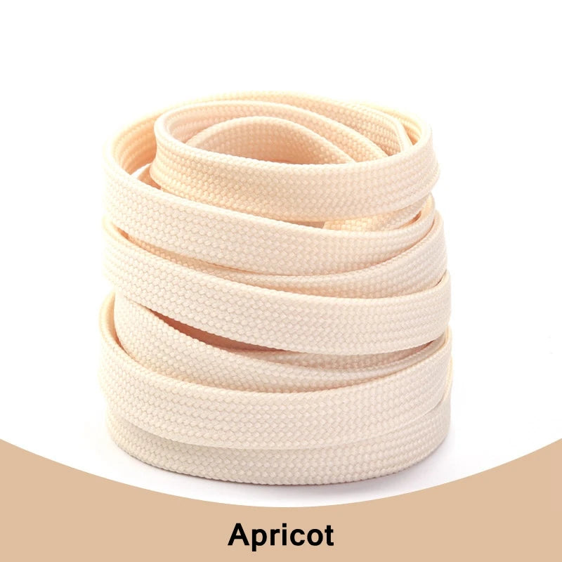 1Pair Sneakers Shoelaces Shoes Accessories Laces for Shoes Unisex Flat Shoe Lace Classic Shoelace Af1 Solid Color Shoe Strings