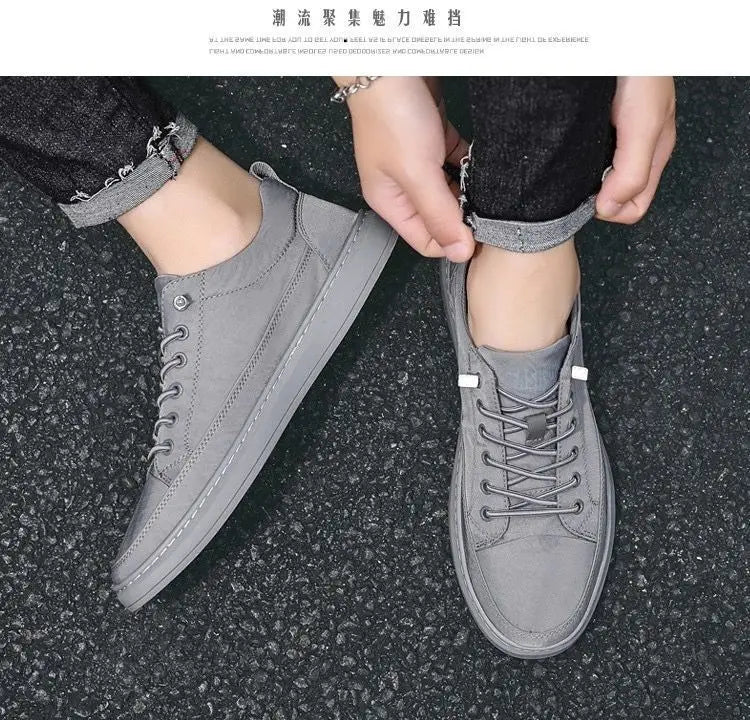 Sneakers Men Shoes Comfortable Breathable Ice Silk Casual Shoes Lightweight Walking Flat Shoes Male Sneakers Summer Tennis Shoe