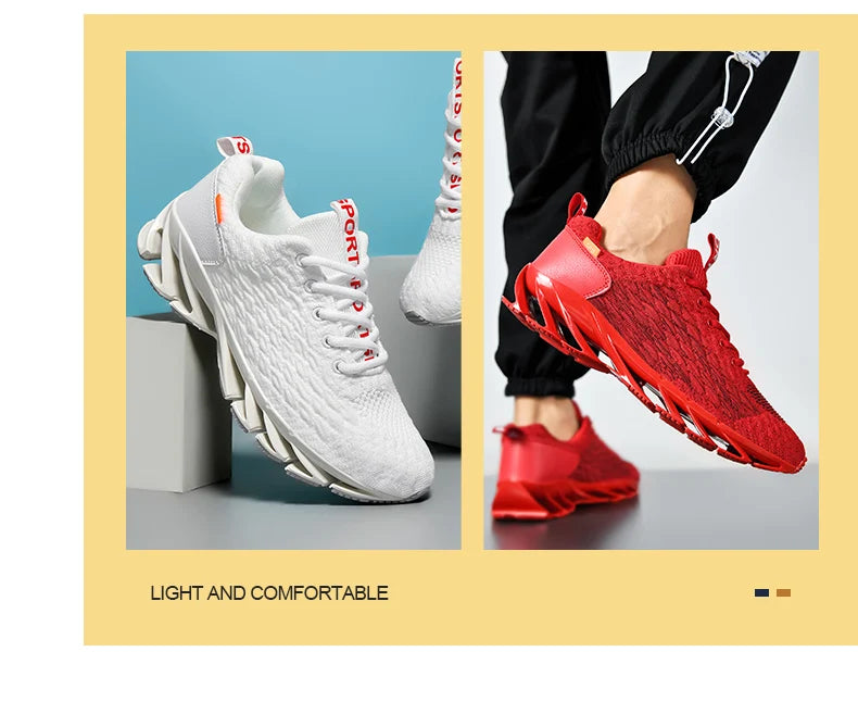 Trend Sneakers Men Running Shoes Sports Breathable Comfortable Men Athletic Outdoor Hiking Shoes Sneakers Leisure Footwear Male