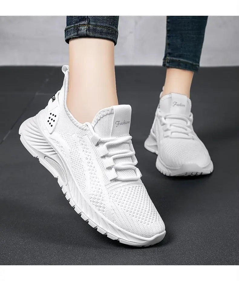 Sneakers Woman Luxury Spring Hot Ladies sports shoes Brand Breathable Running Shoes Fashion Light Basketball Tenis Platform Shoe
