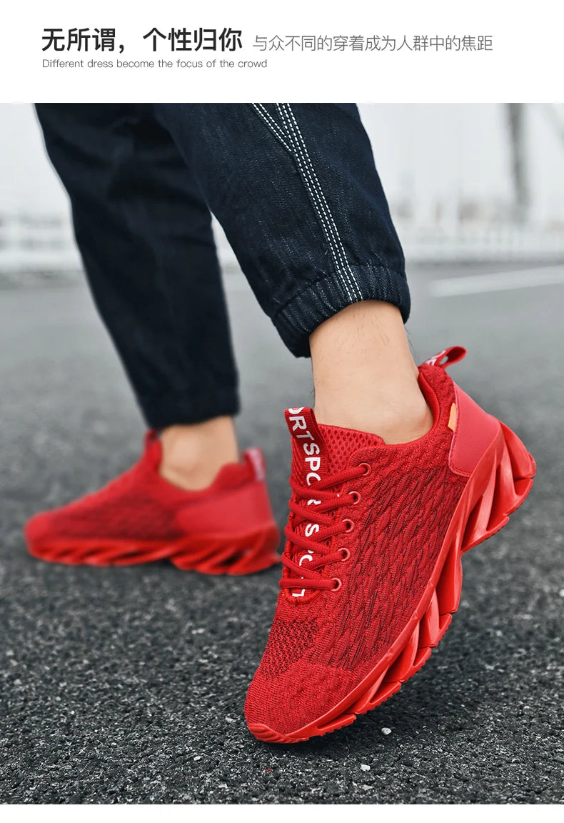 Trend Sneakers Men Running Shoes Sports Breathable Comfortable Men Athletic Outdoor Hiking Shoes Sneakers Leisure Footwear Male