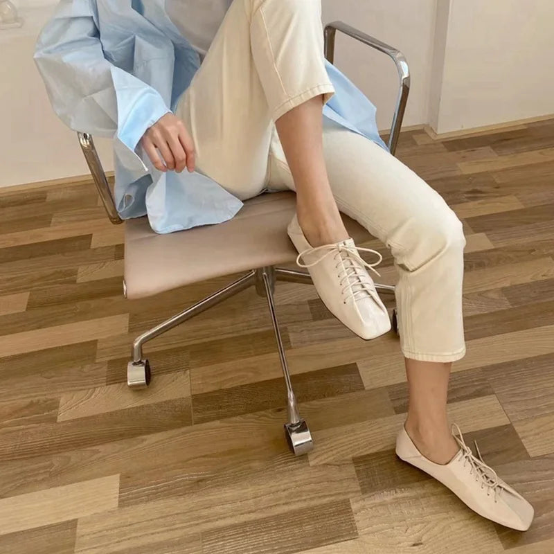 Women's Sneakers Summer 2023 Shoes Woman-shoes New Casual Roses PU Lace-Up Low Rubber Basic Cross-tied Leisure Spring Square